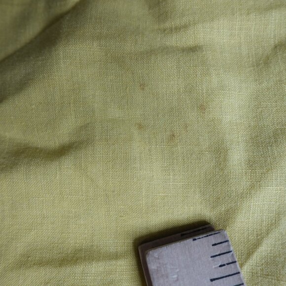 Eileen Fisher Womens Dress Small Yellow Solid 100% Linen Sleeveless A-Line - Picture 5 of 10